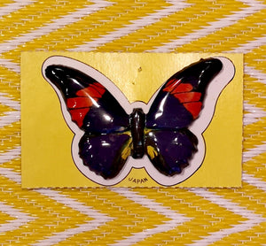Japanese tin super size butterfly pins