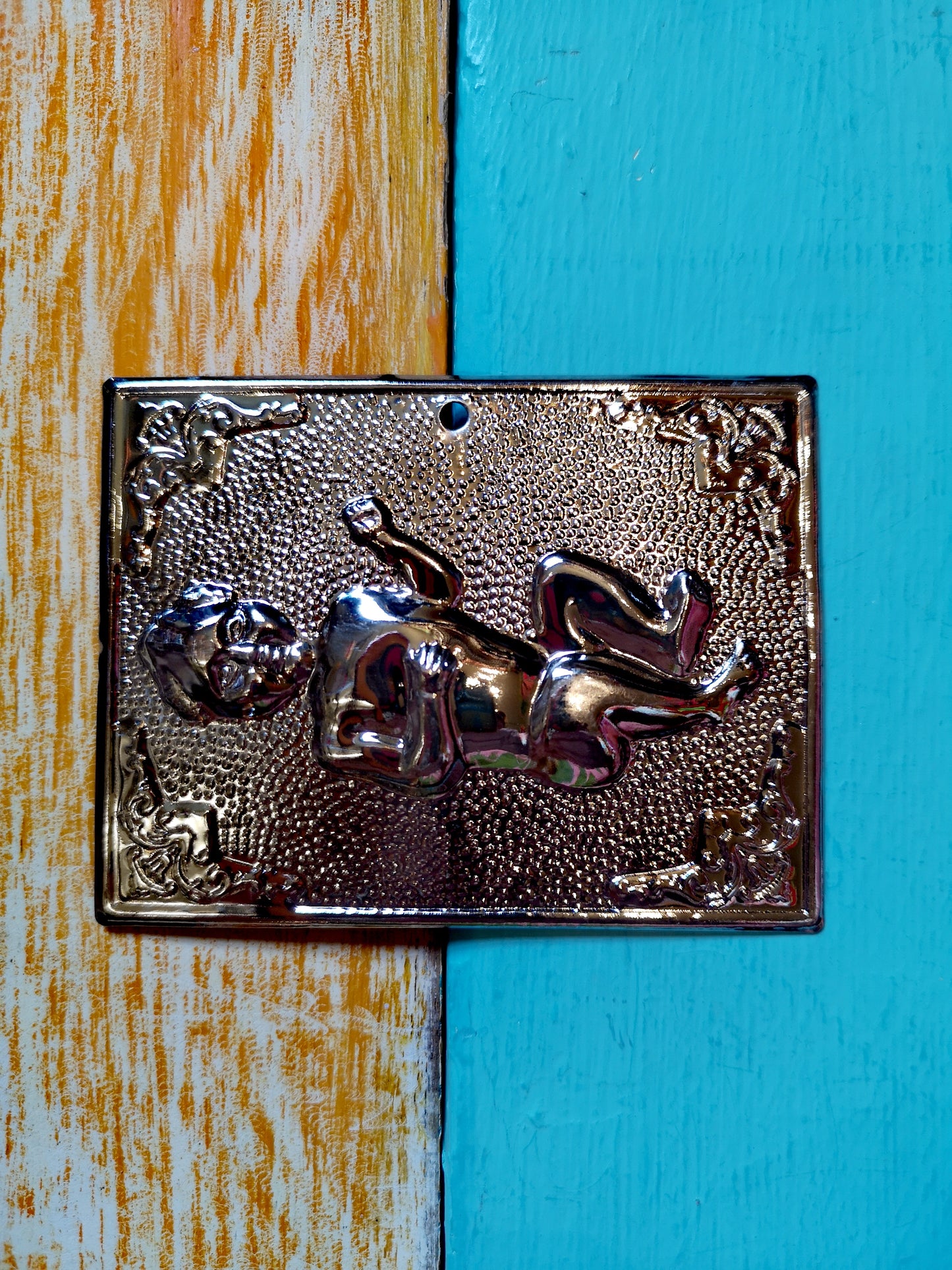 Silver plated votive