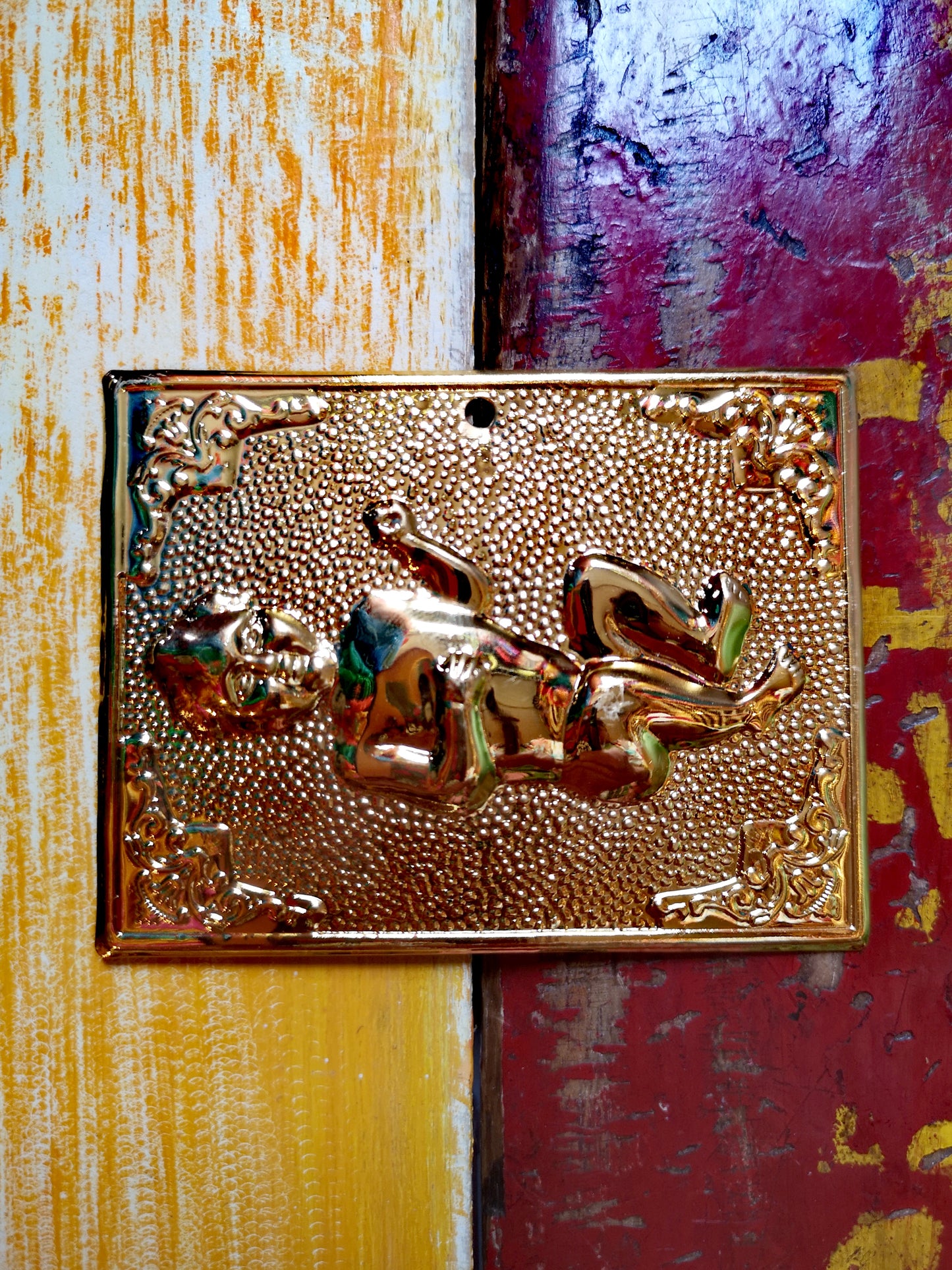 Gold plated votive