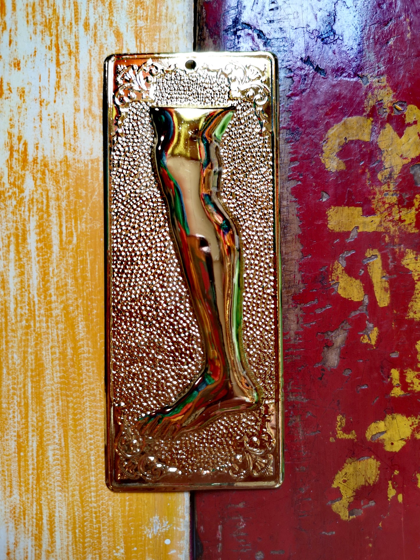 Gold plated votive