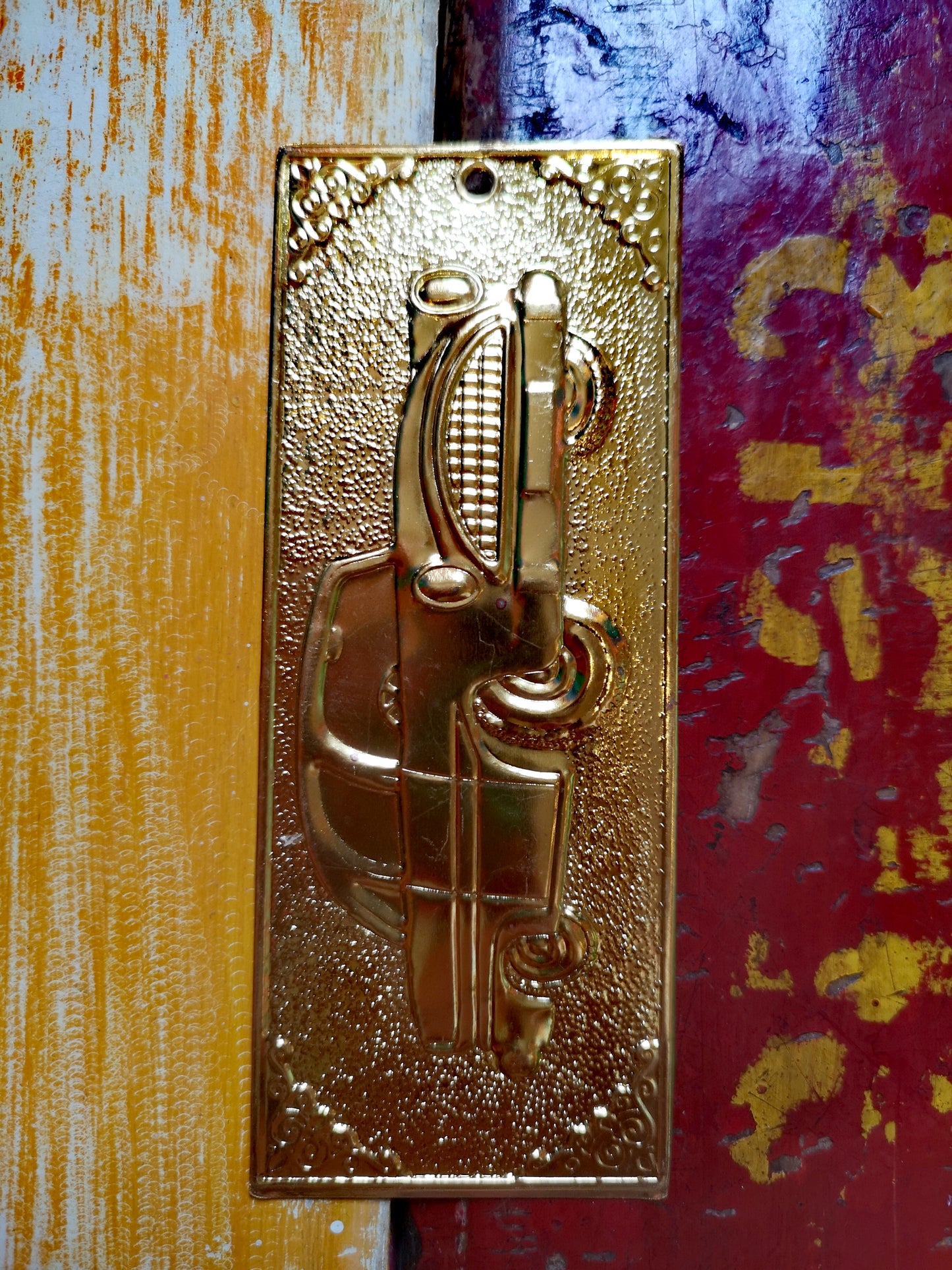 Gold plated votive