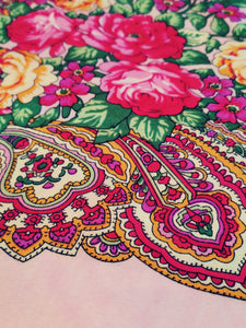 Russian floral shawl