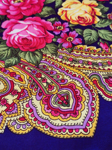 Russian floral shawl