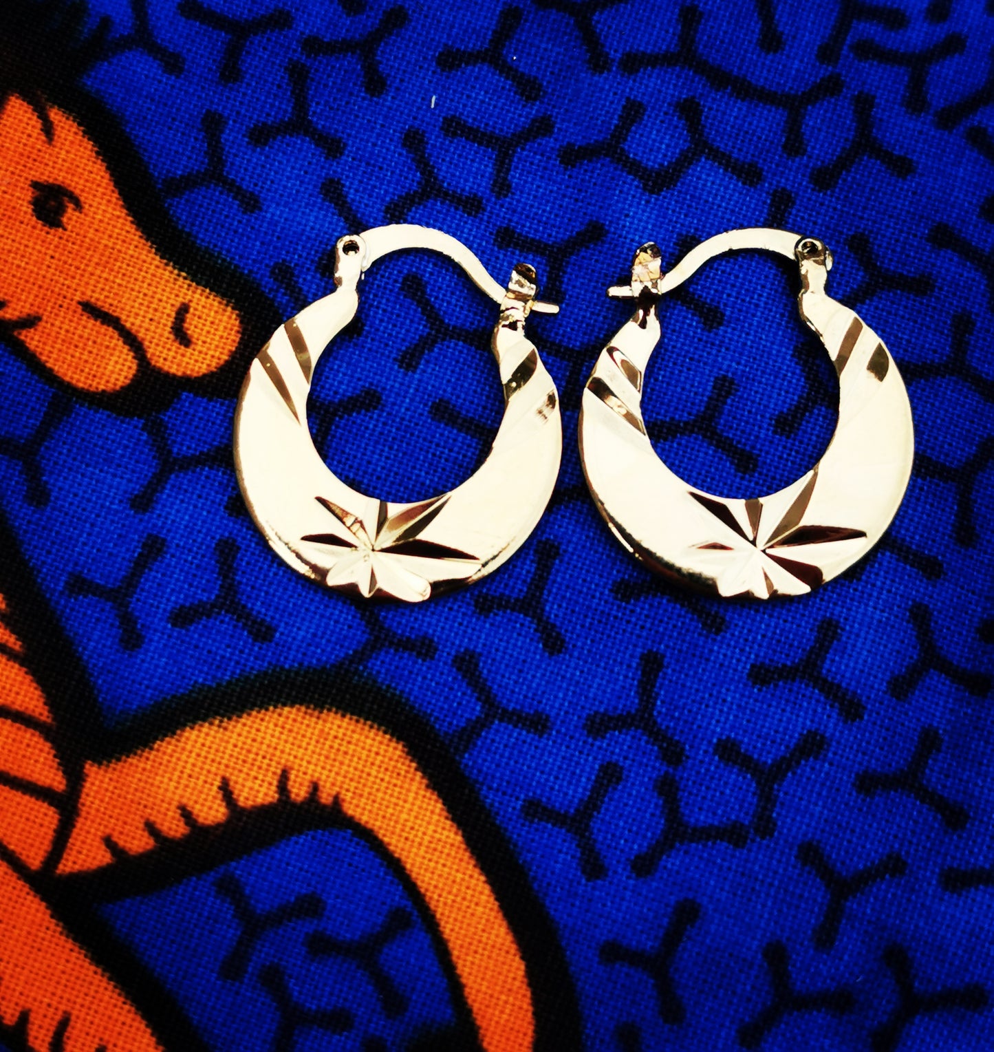 East African golden hoops