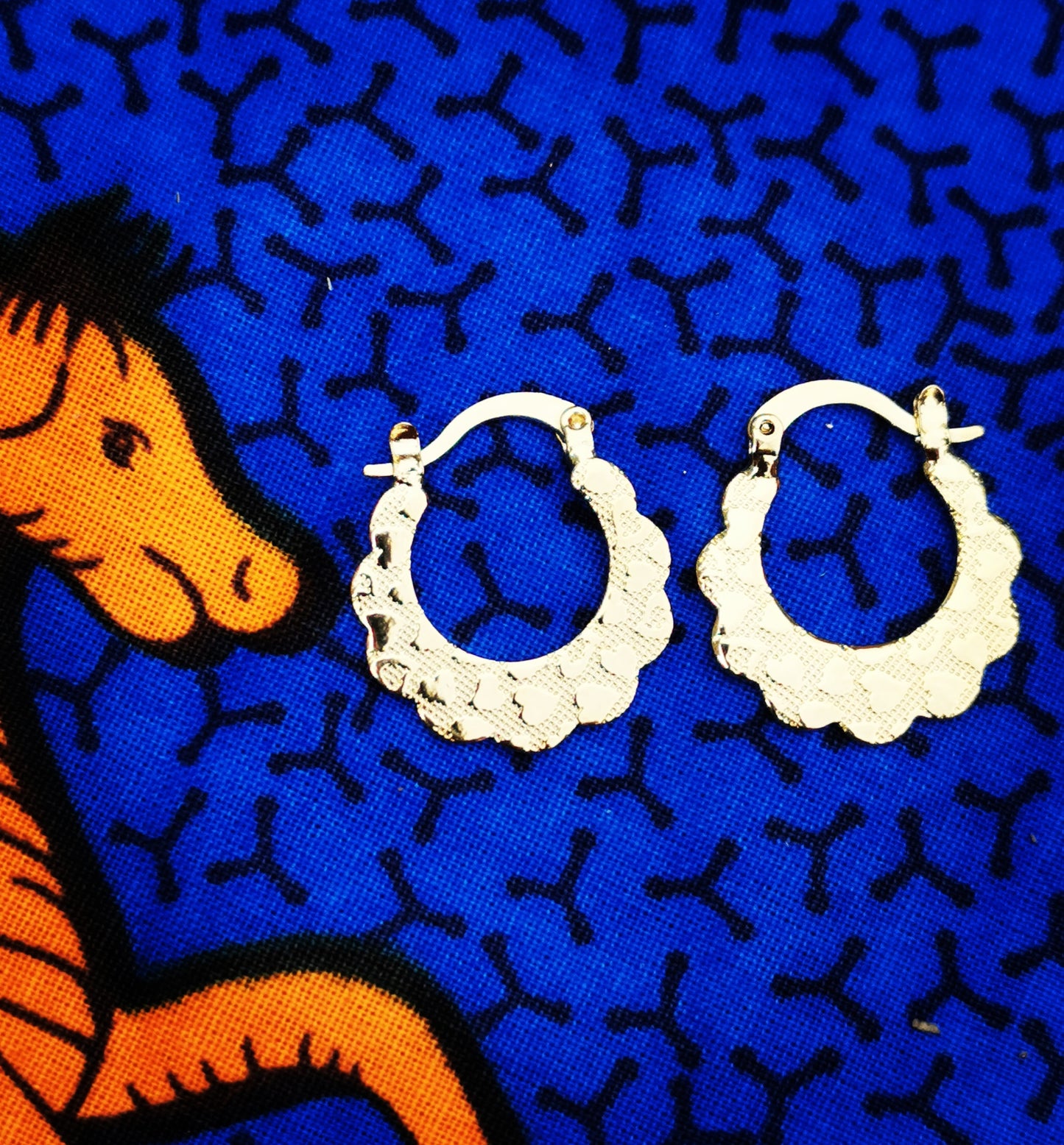 East African golden hoops