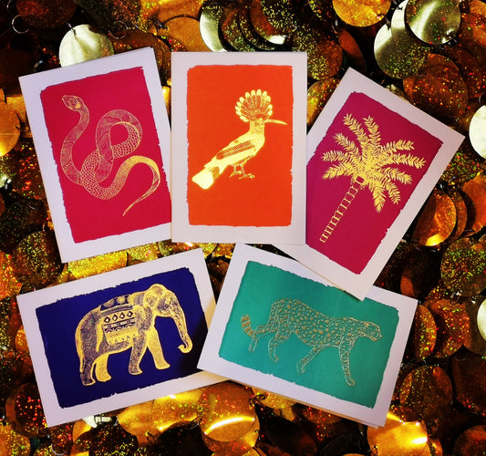 Luxe foiled cards