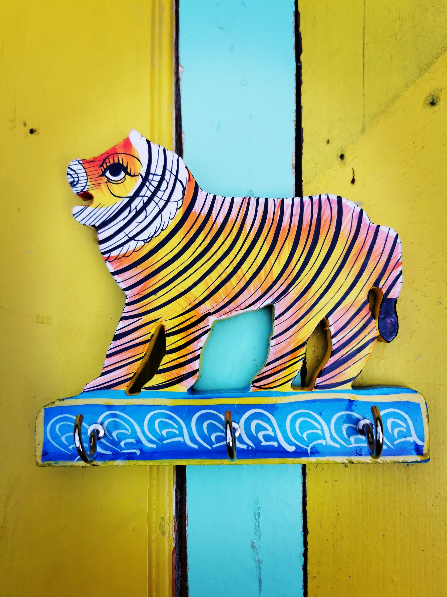 Handpainted Rajasthani key hooks