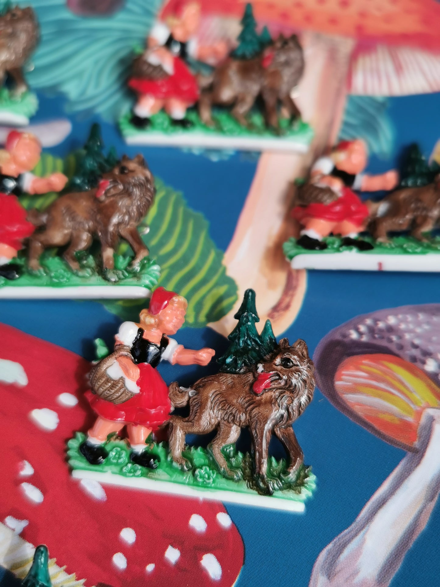 Fairytale kitsch brooch