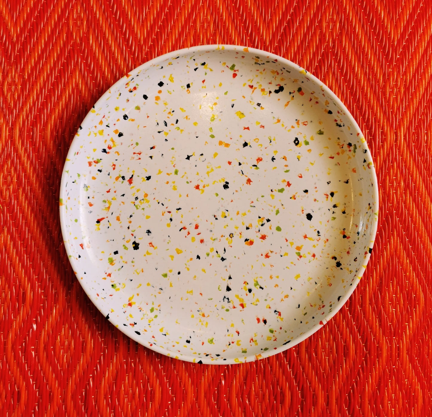 Speckled terrazzo melamine