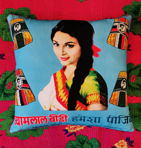 Bollywood kitsch cushions