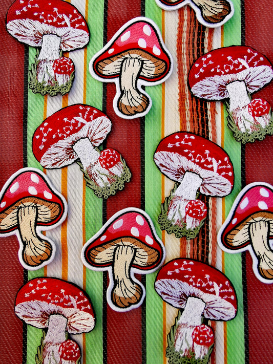 Woodland wonders!

Iron on embroidered patches to decorate clothes, bags, cushions.......

Fabric, thread and glue back.

Approx 7cm x 6cm

