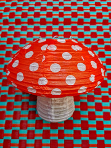 Toadstool lampshade