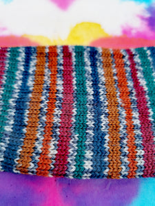 Yorkshire wool stripey socks