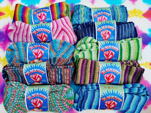  Yorkshire soft woolly stripey socks, a winter treat for your feet, these fab socks can even be washed in the machine!!!

Size 4-7 / 8-11

Machine or hand wash at a cool temperature/wool wash.

90% yorkshire wool/ 10% poly lycra

 

