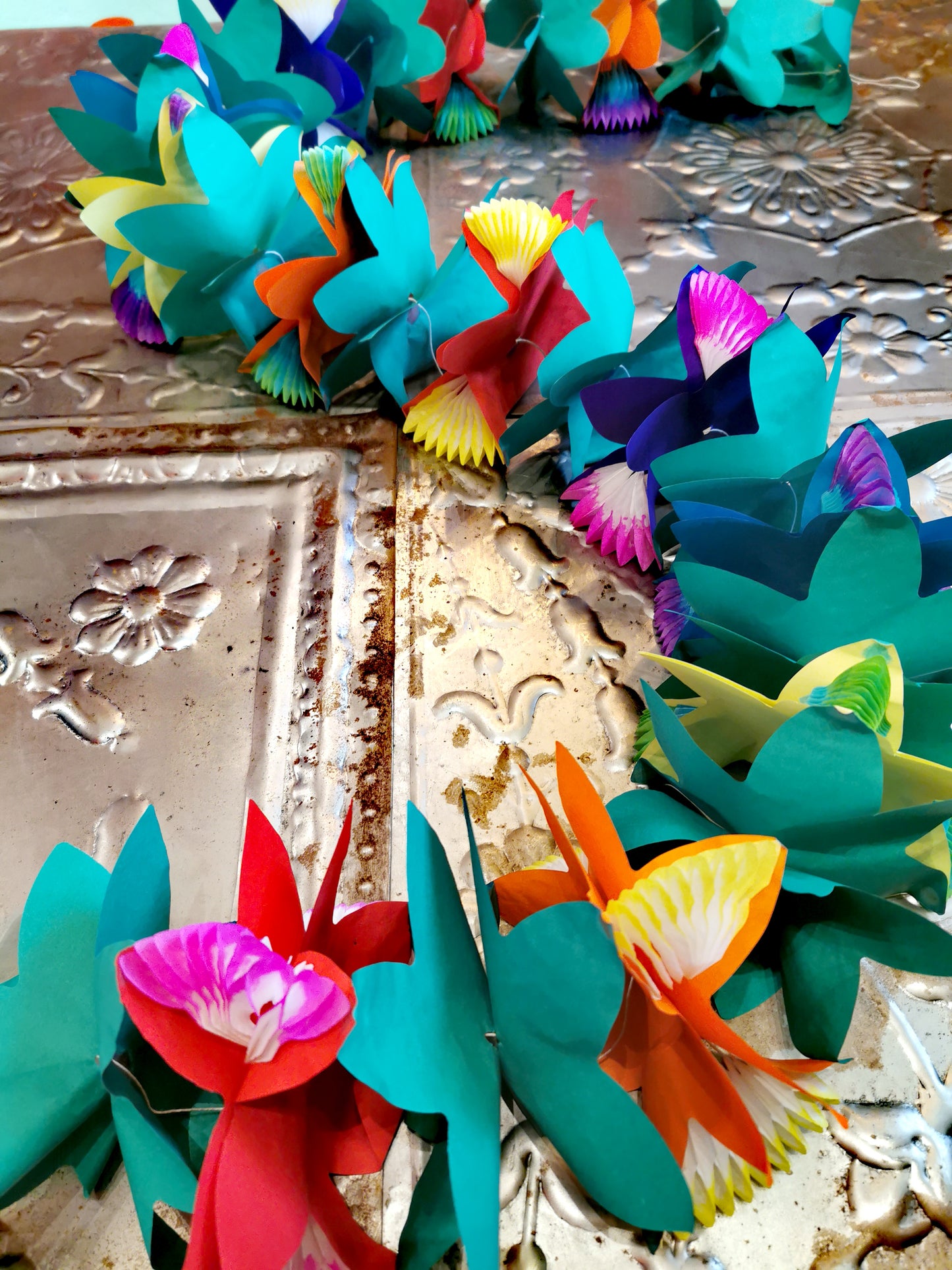 Tropical garlands.