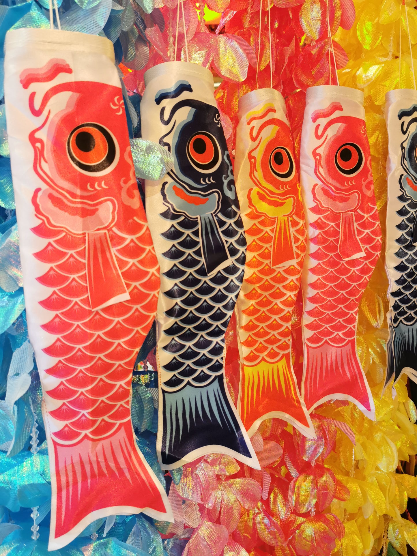 Japanese koinobori wind socks small