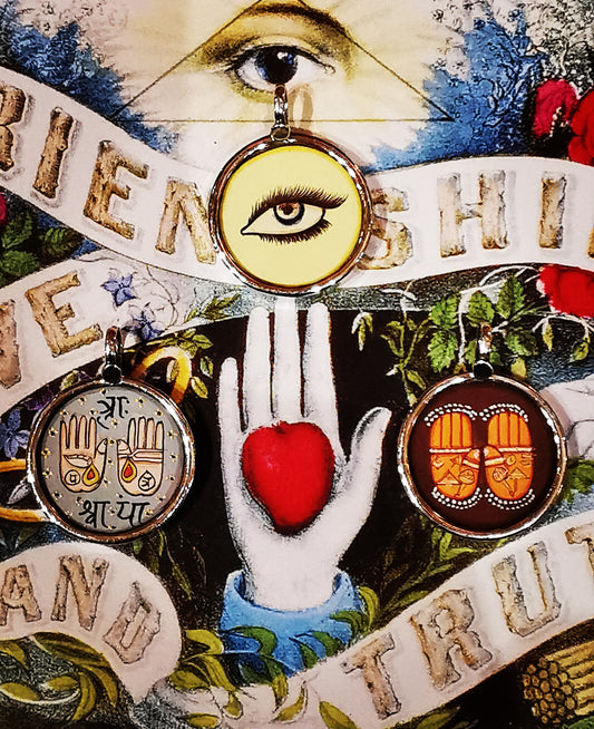 Hands and Eyes protective pendants