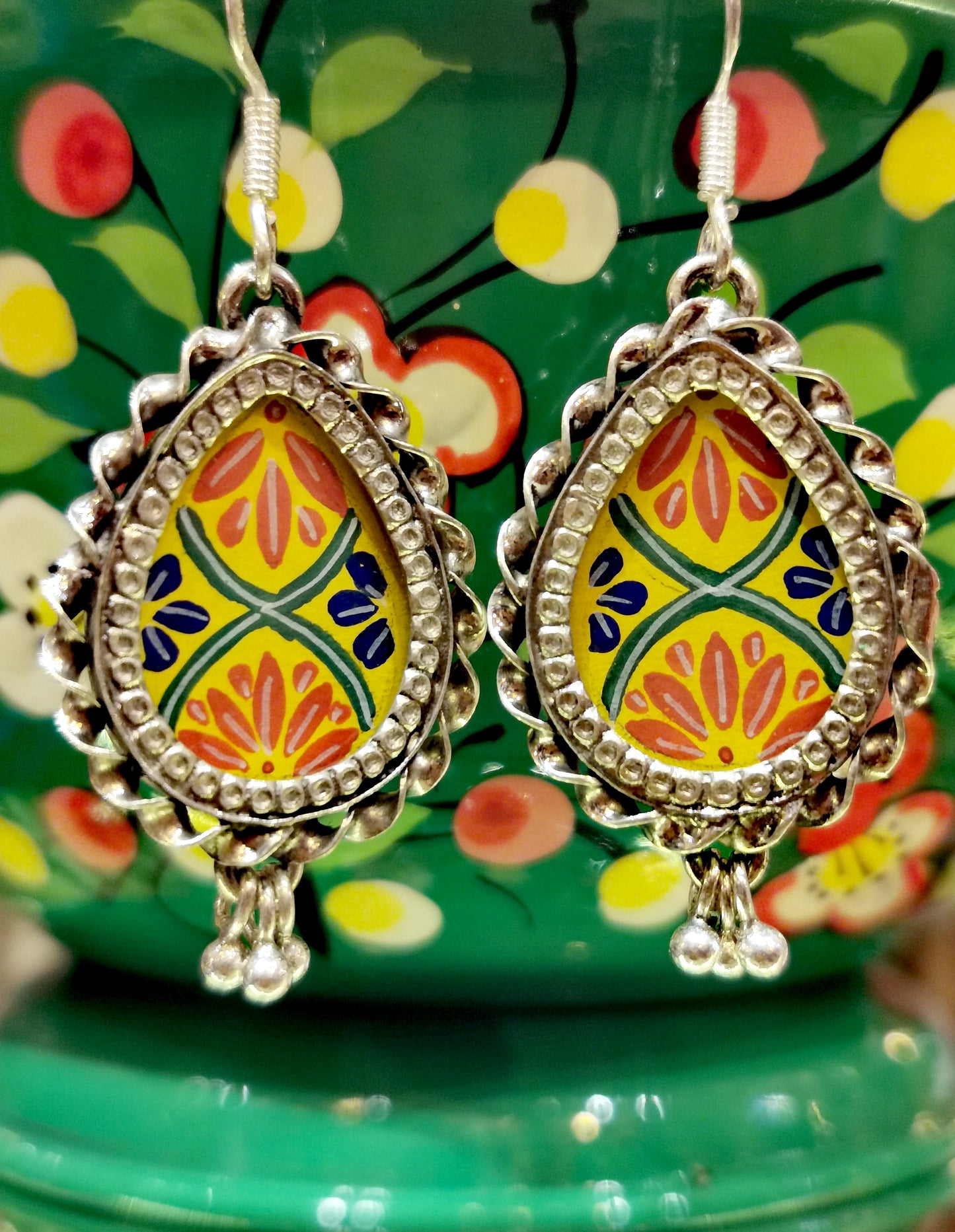 Mughal painted florals