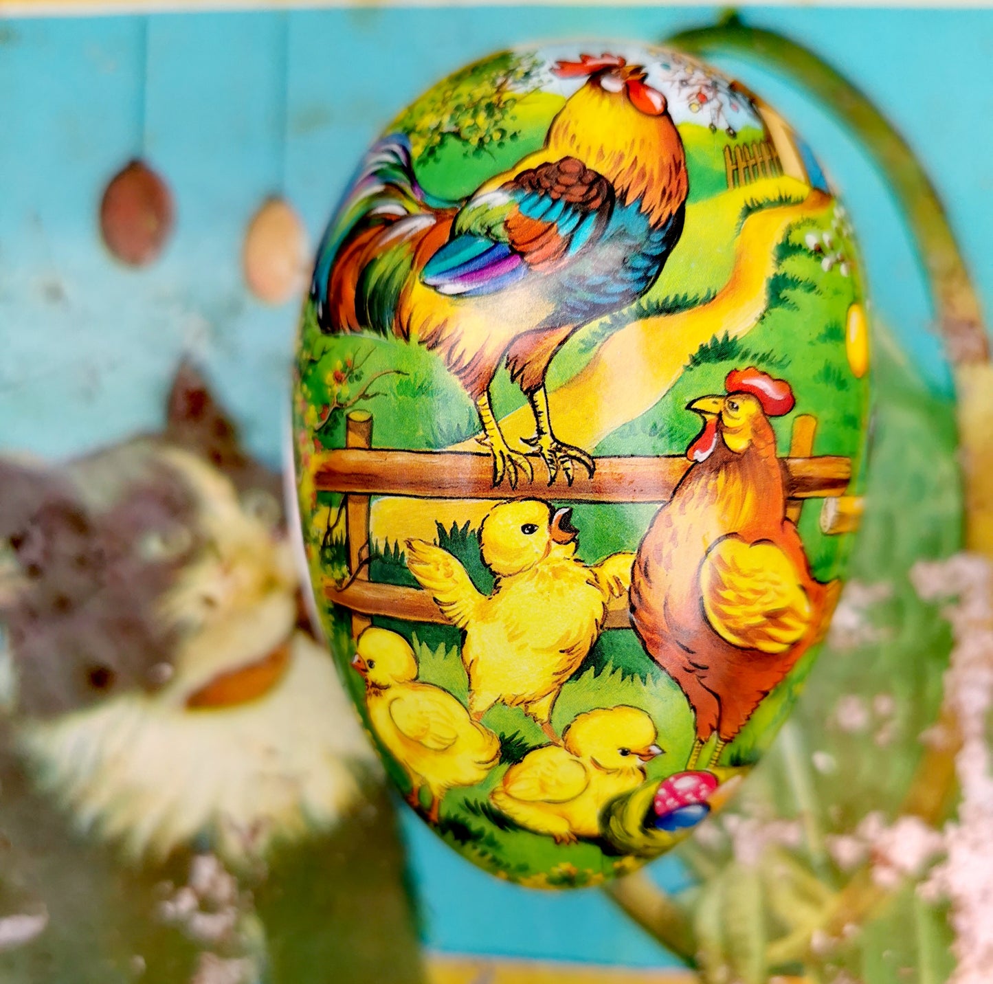 Small German card eggs