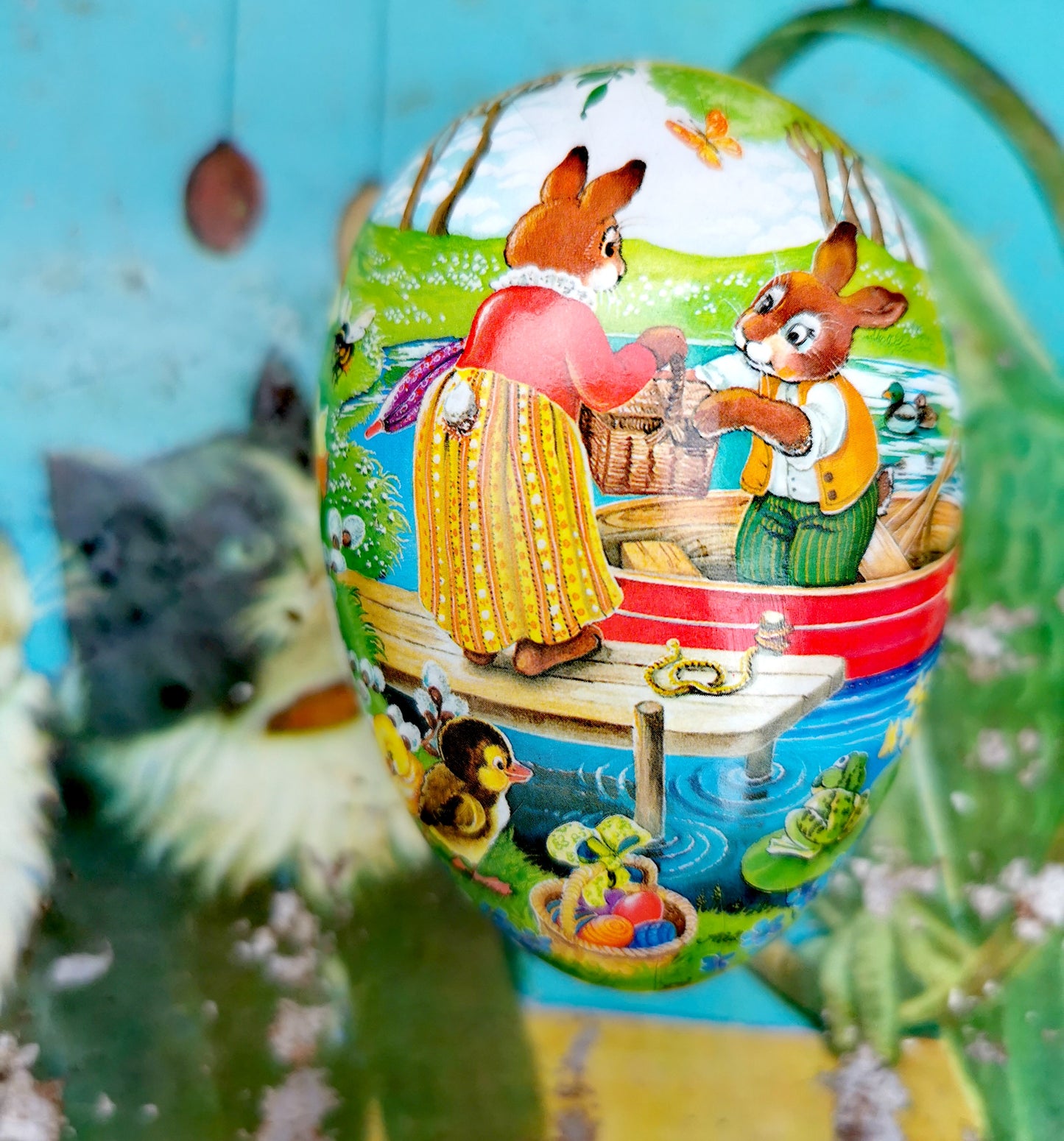 Small German card eggs