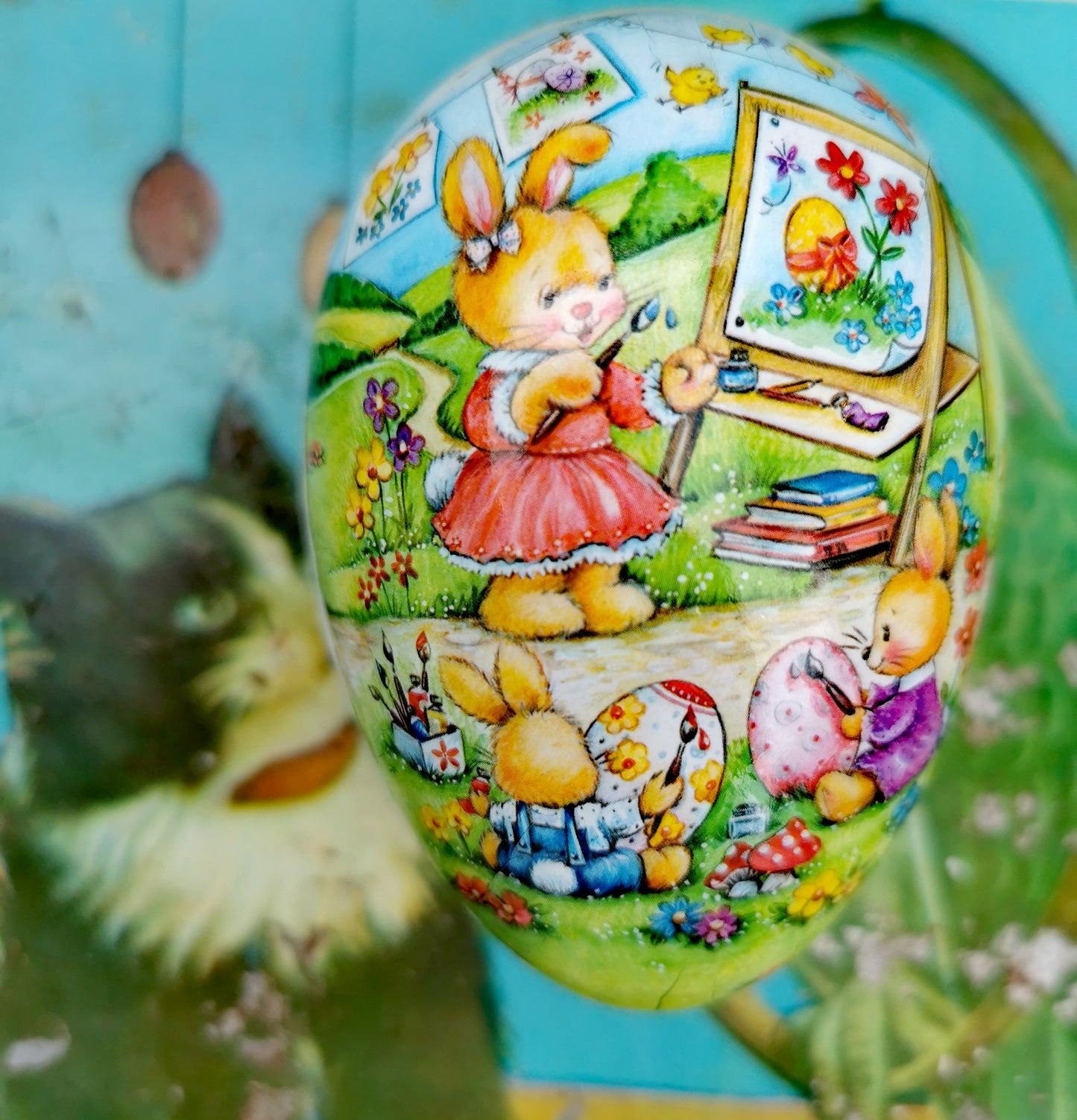 Small German card eggs