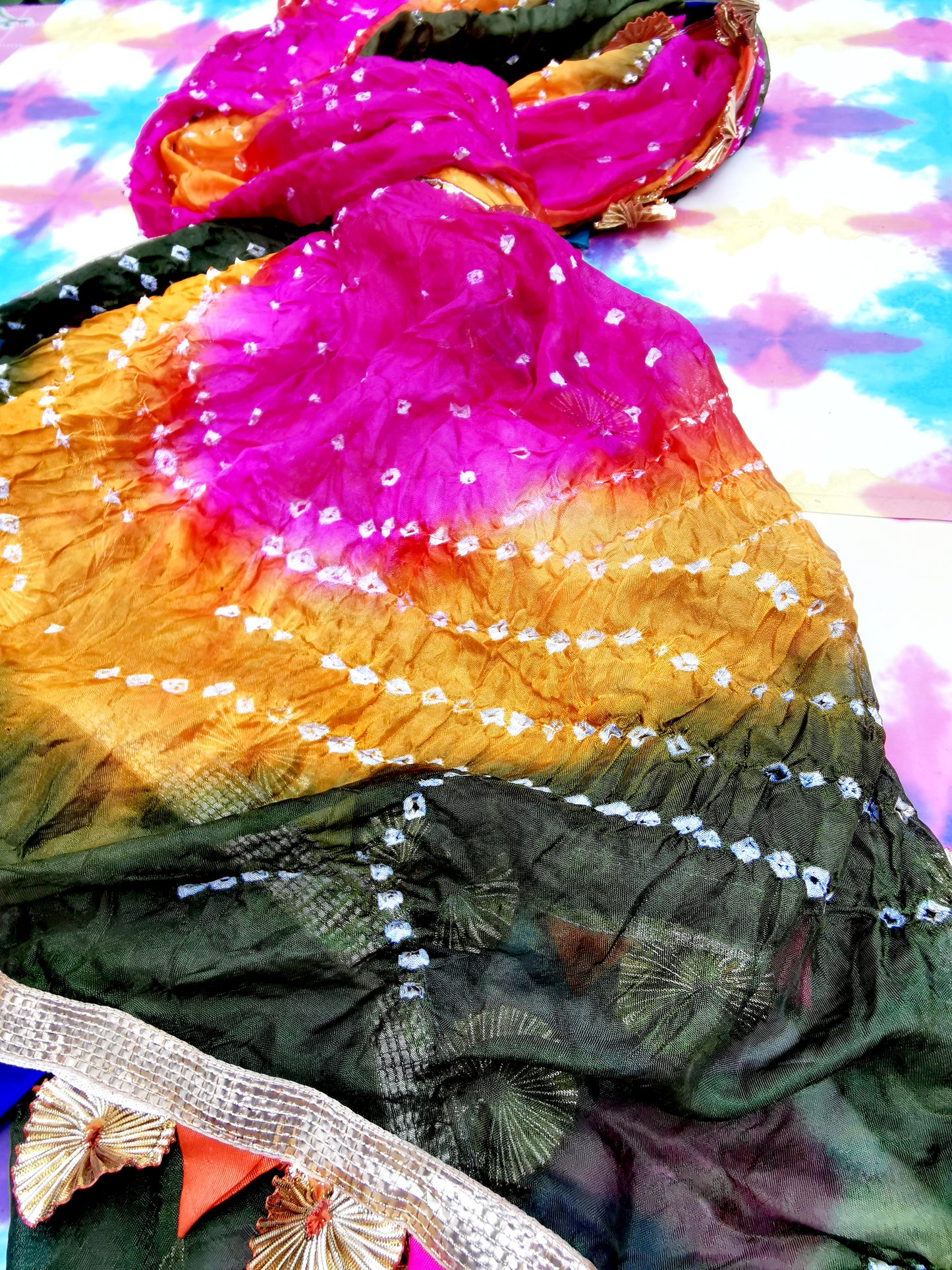 *SALE* Ombre tie dye kitsch shawl