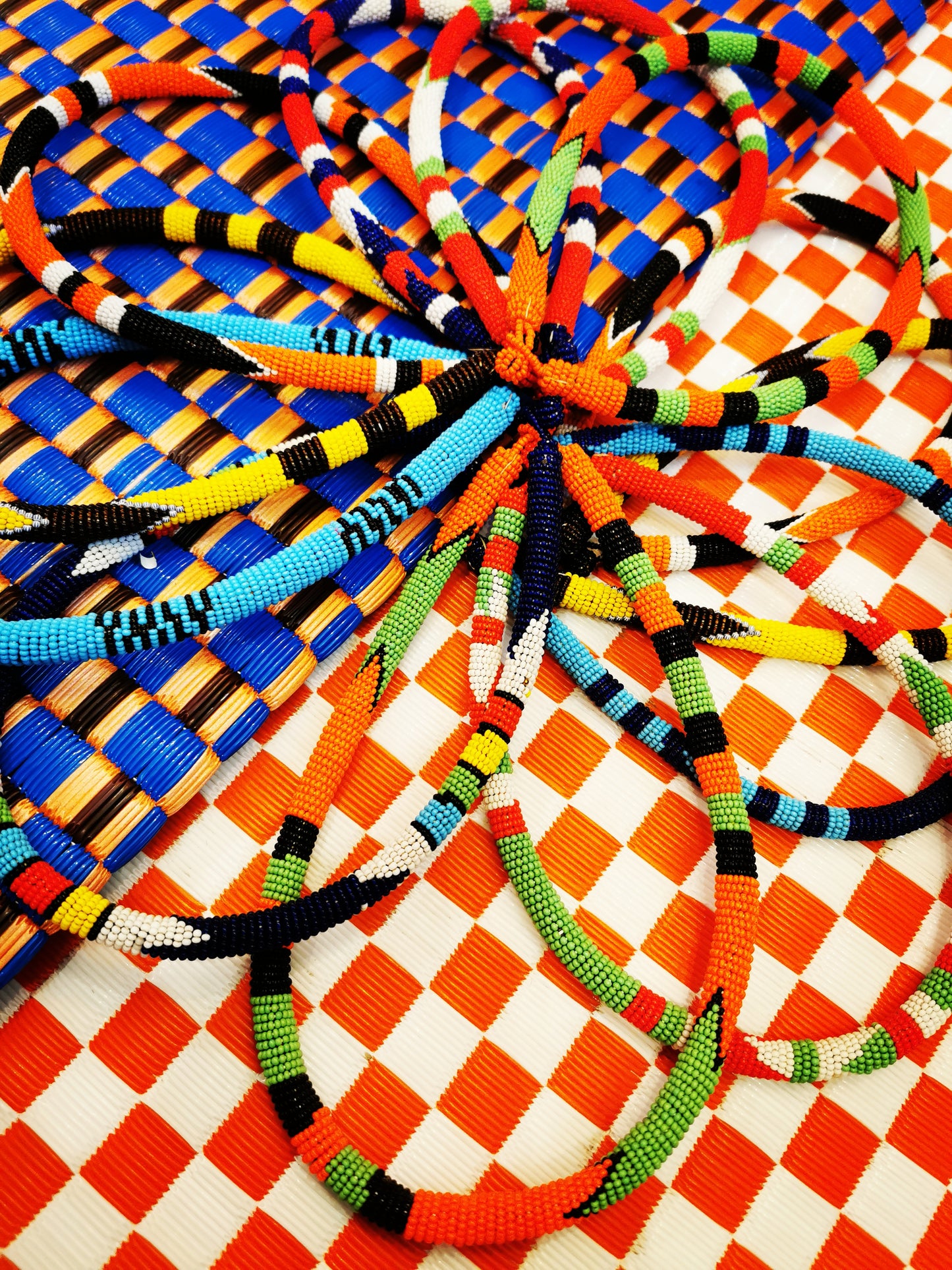 African beaded collar