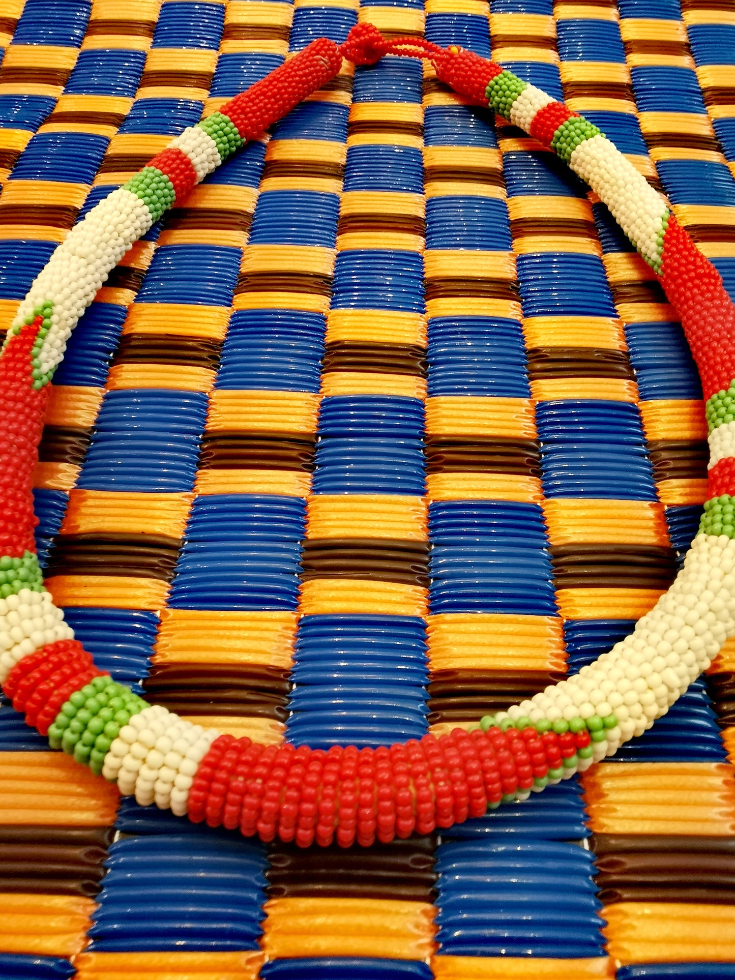 African beaded collar