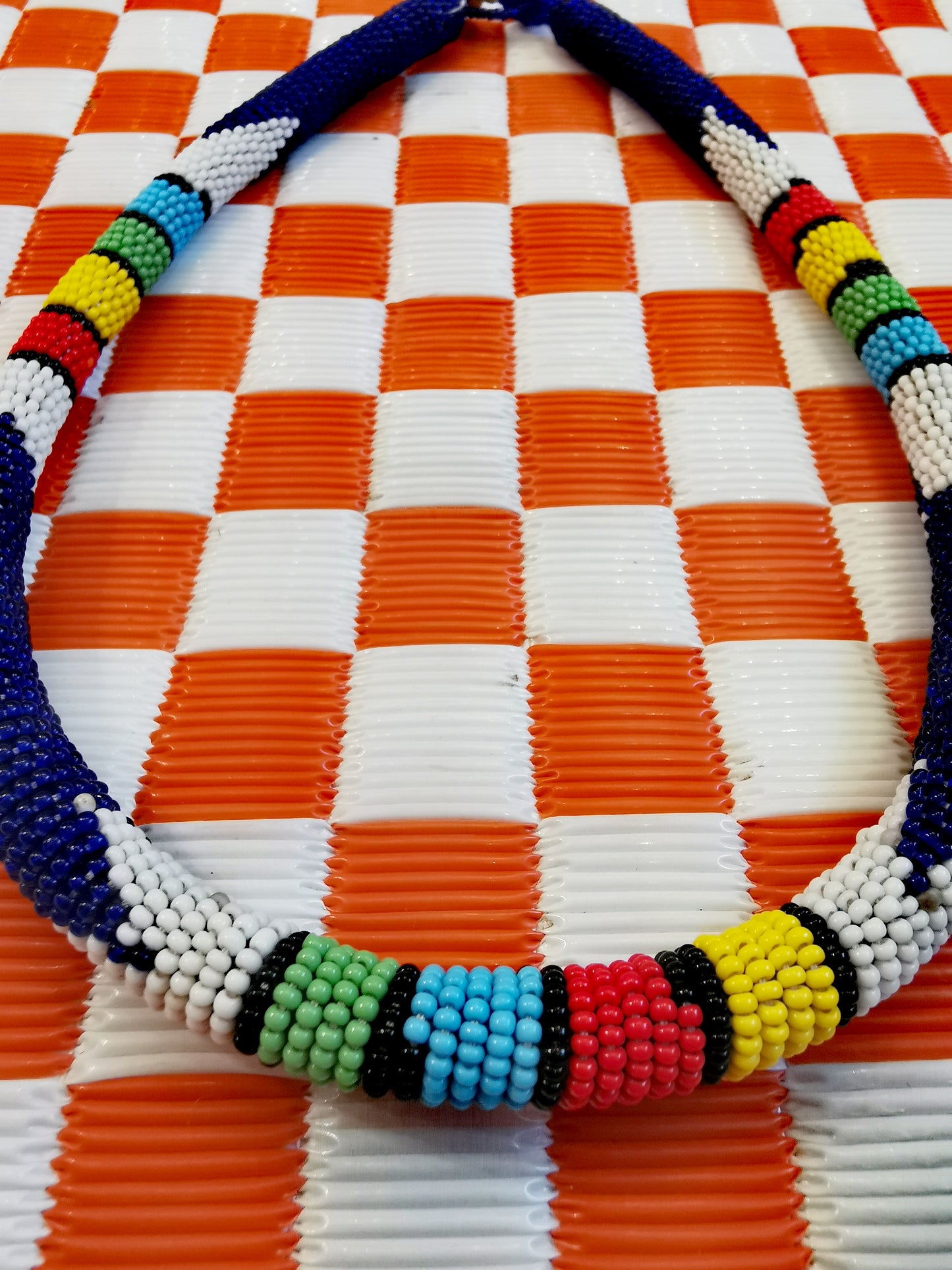 African beaded collar