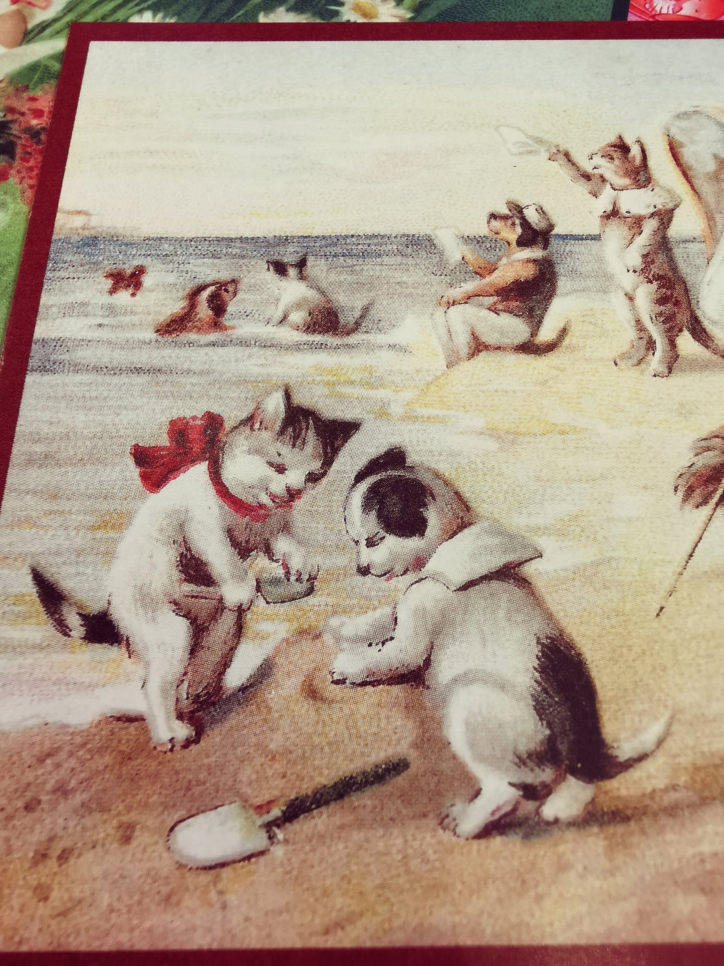 Vintage postcard set