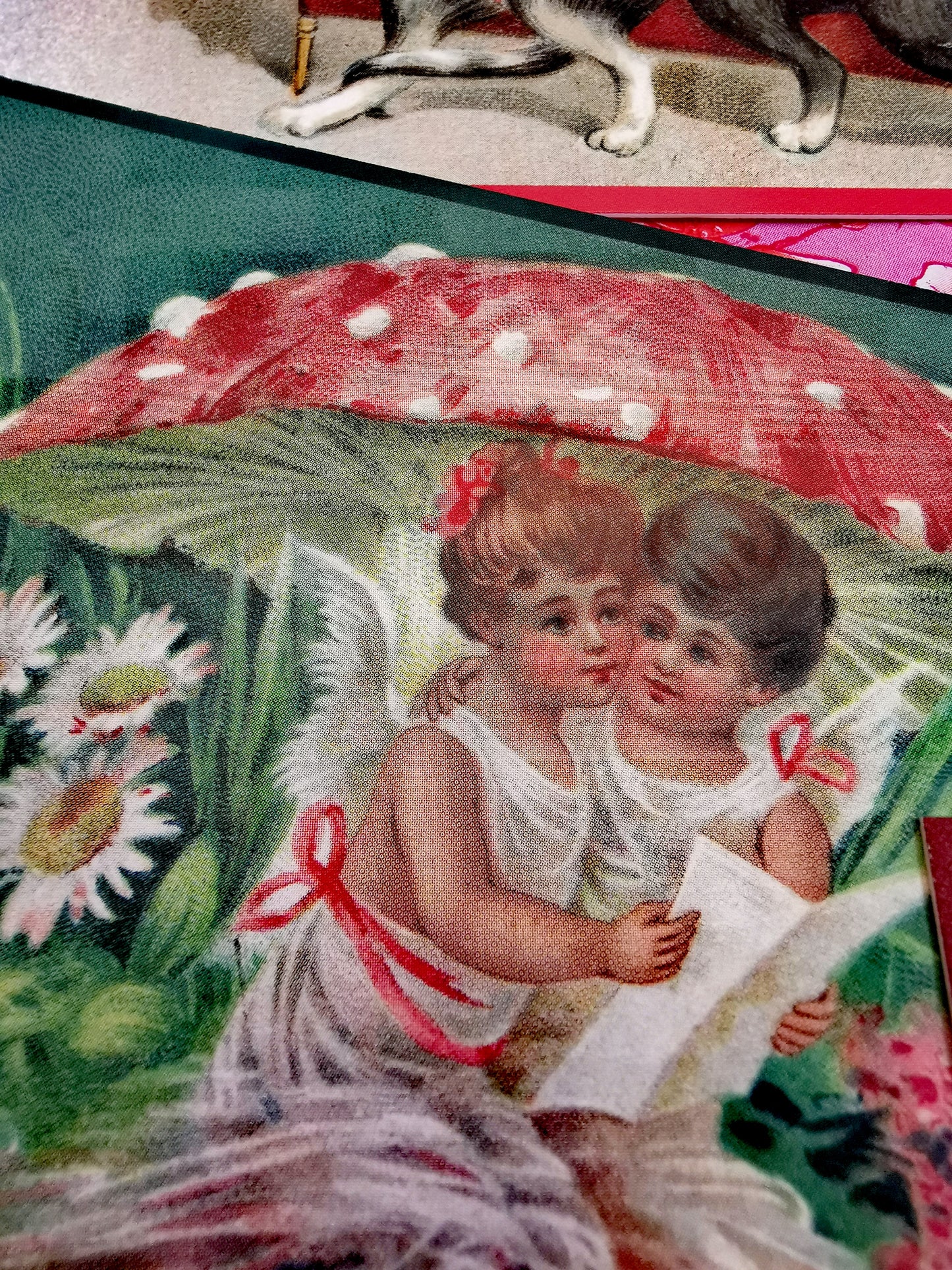 Vintage postcard set