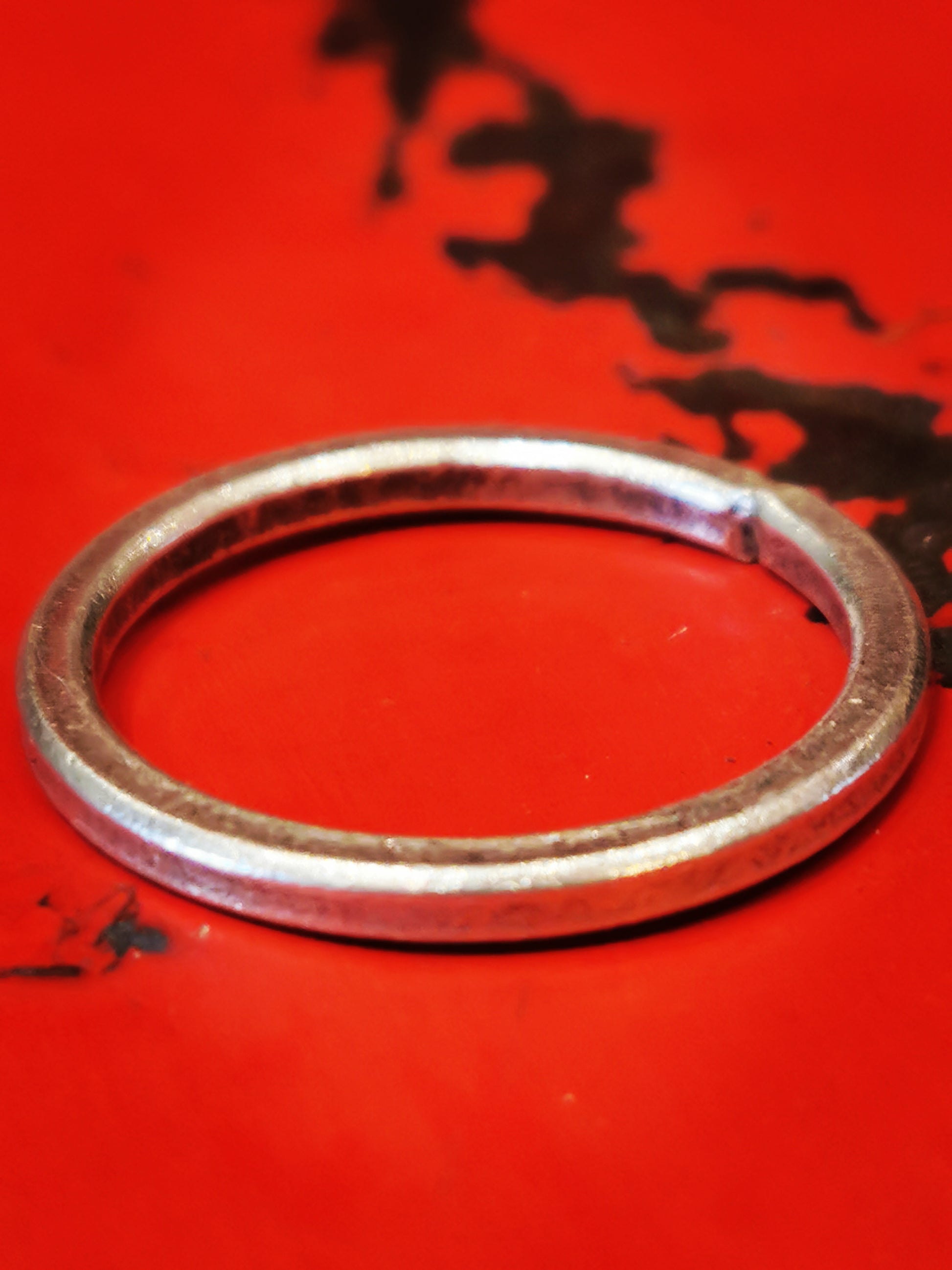 Karen hill tribe silver has a higher content of silver, at 99.5-99.9% compared with sterling silver at 92.5%. This allows the silver to wear and soften differently from standard sterling silver. Many of the Karen ring designs stack together beautifully. All pieces are hand made and hand finished using traditional methods.


 

 

