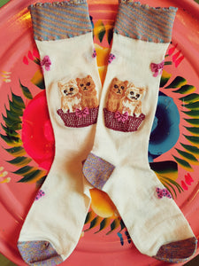 Nathalie Lete cat socks