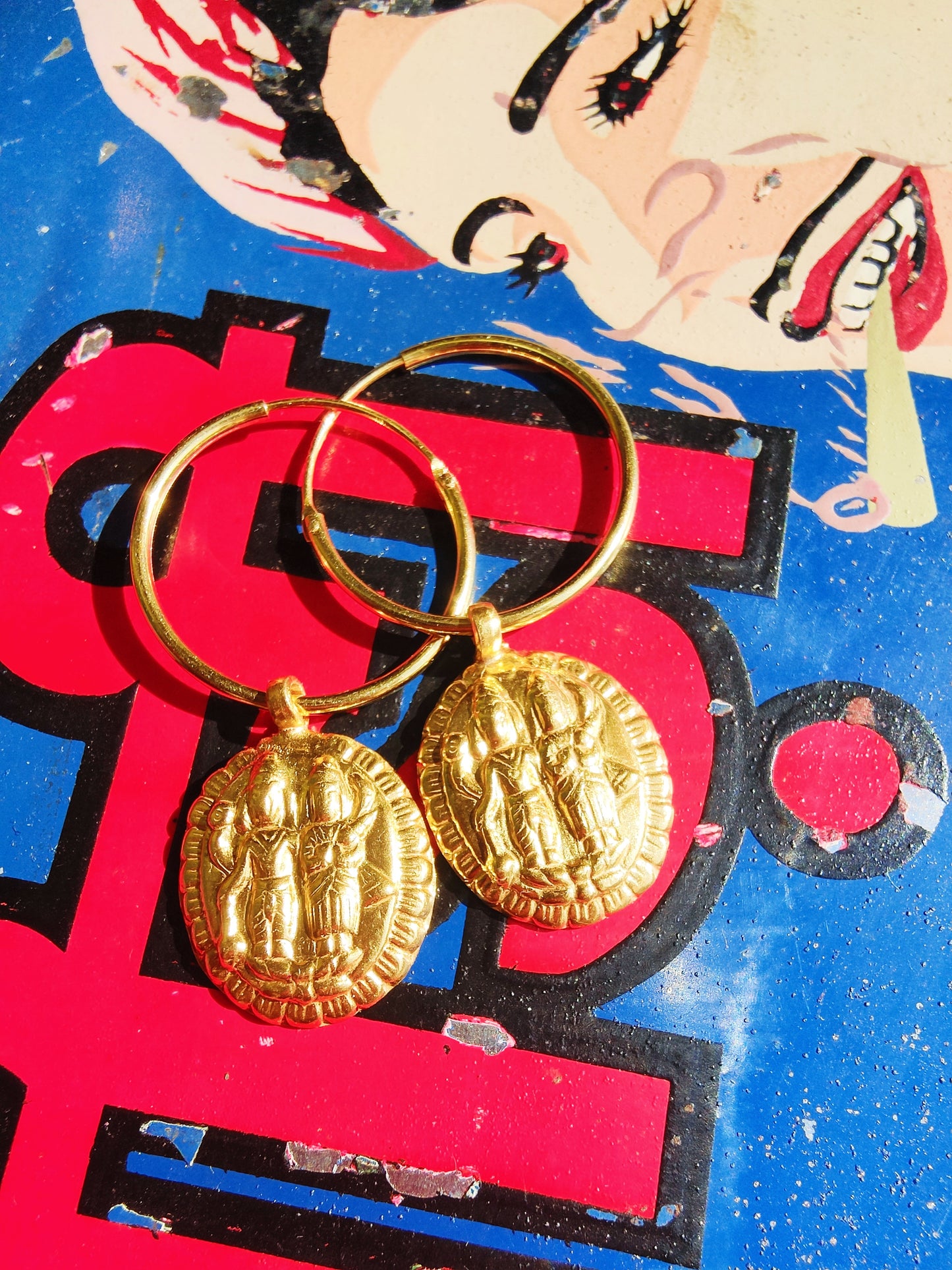 Rajasthani goddess hoops
