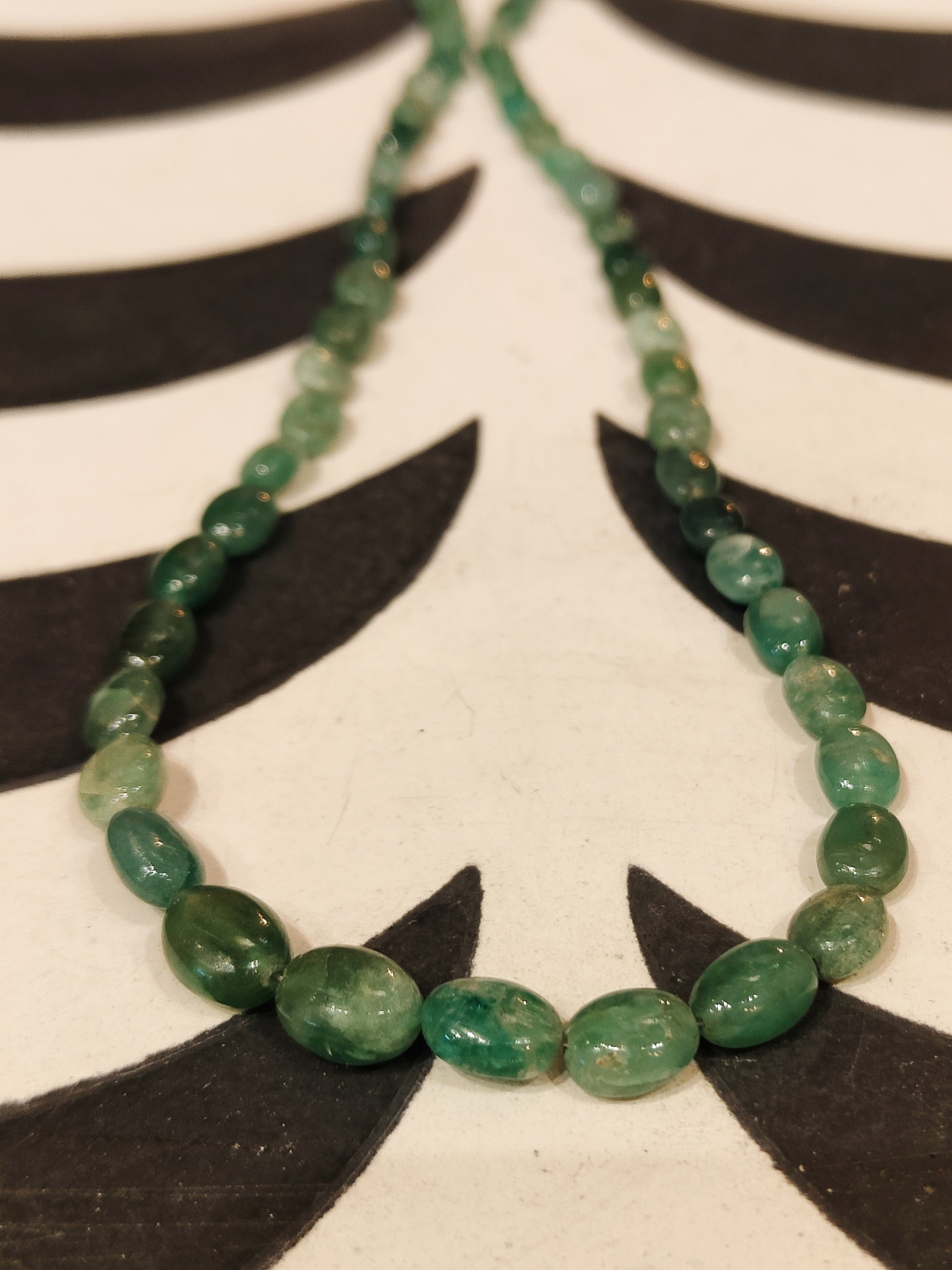 Precious greens necklaces
