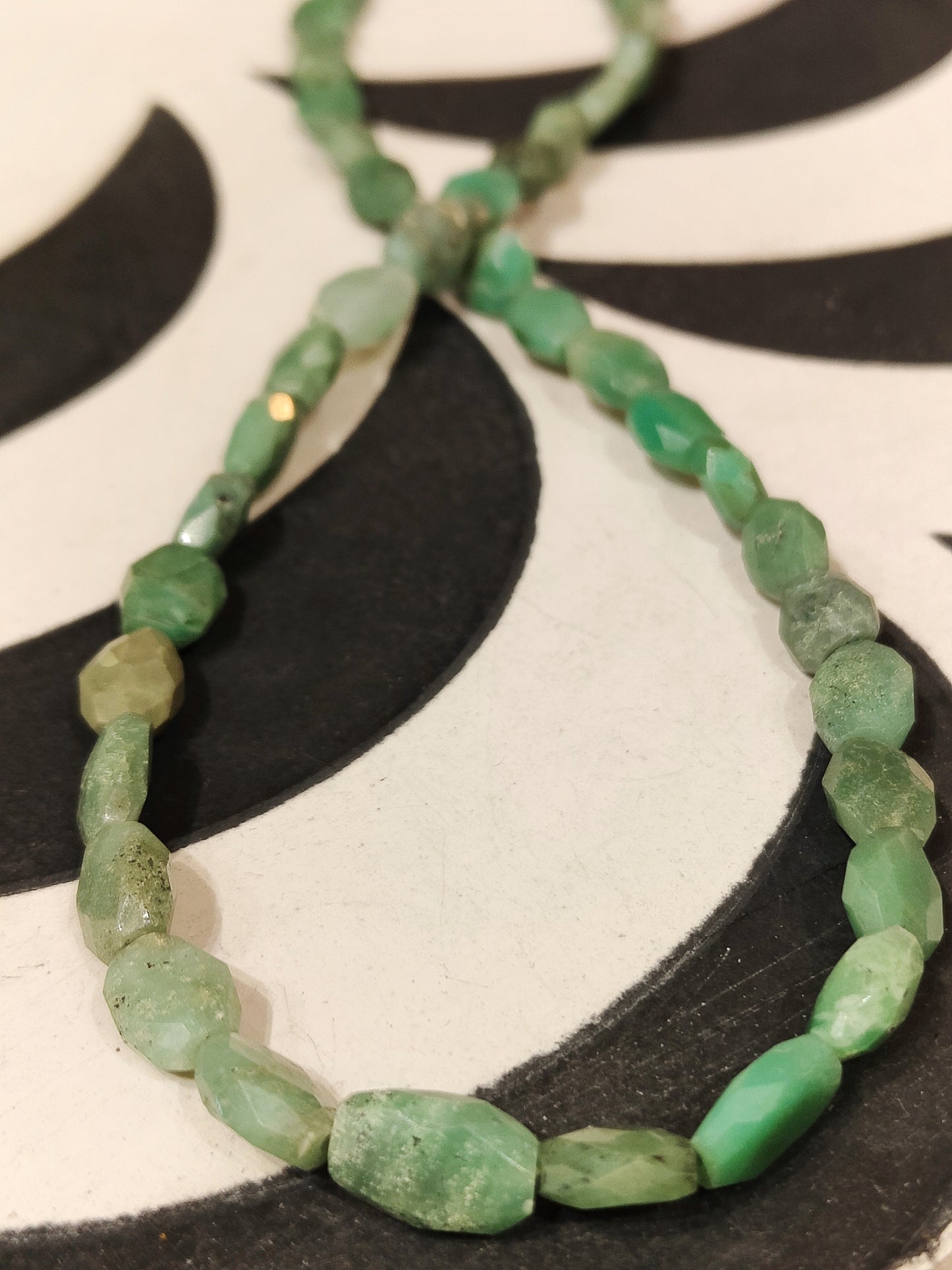 Precious greens necklaces