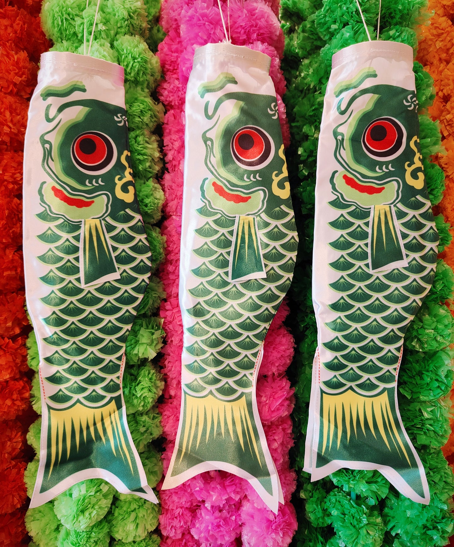 Japanese koinobori wind socks small