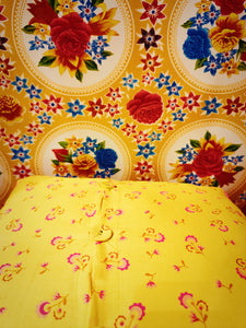 Folk flouro floral cushions