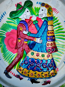 Dancing Day of the Dead couple