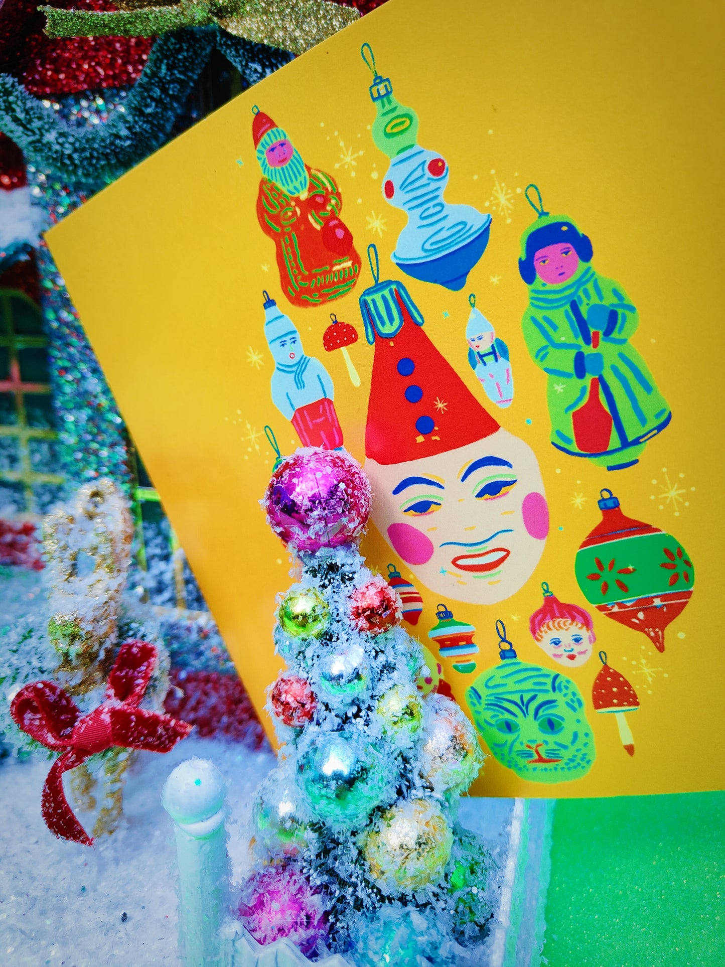 Fabulous Folk cards christmas set of 6