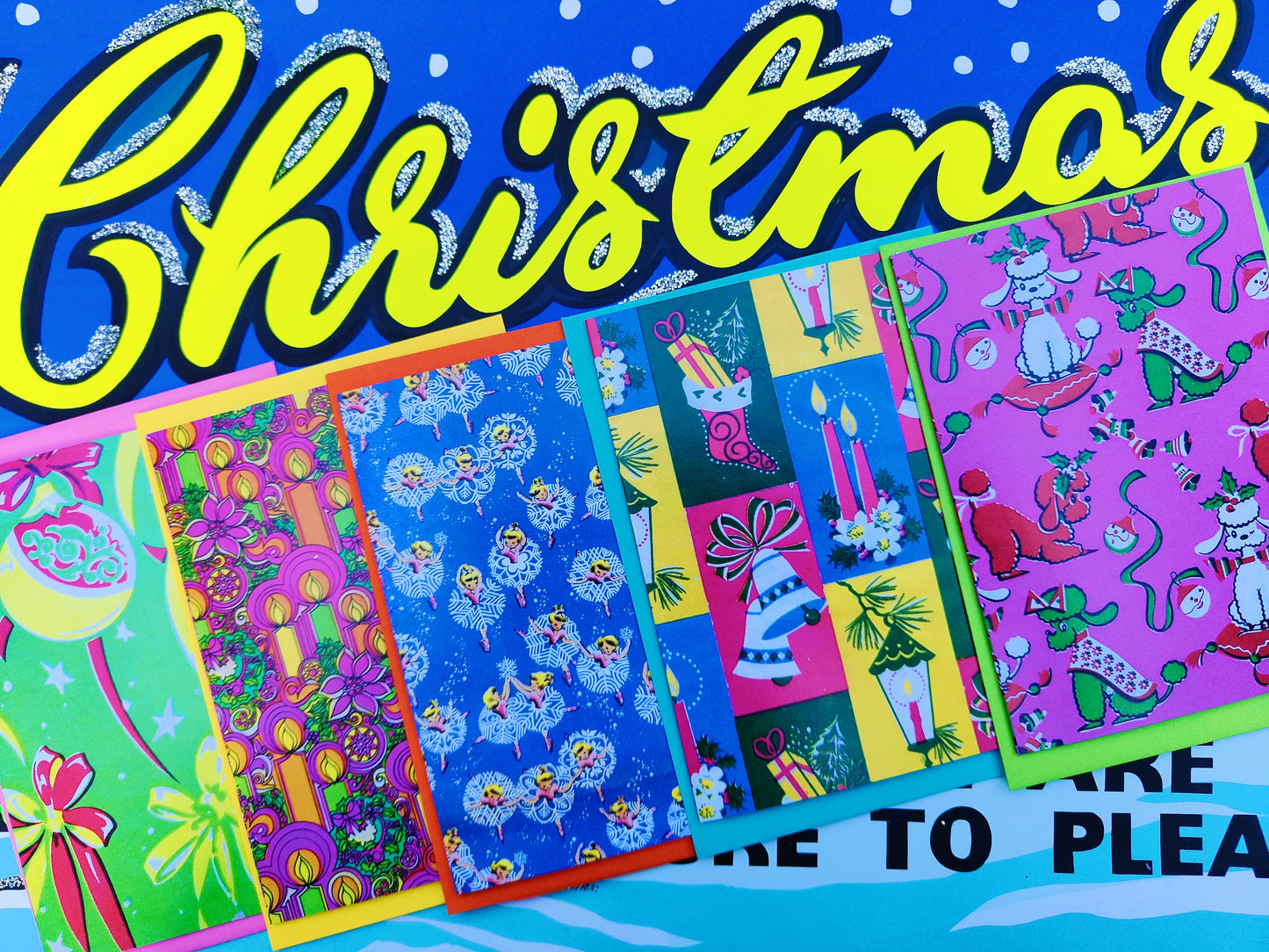 Vintage christmas set of 5