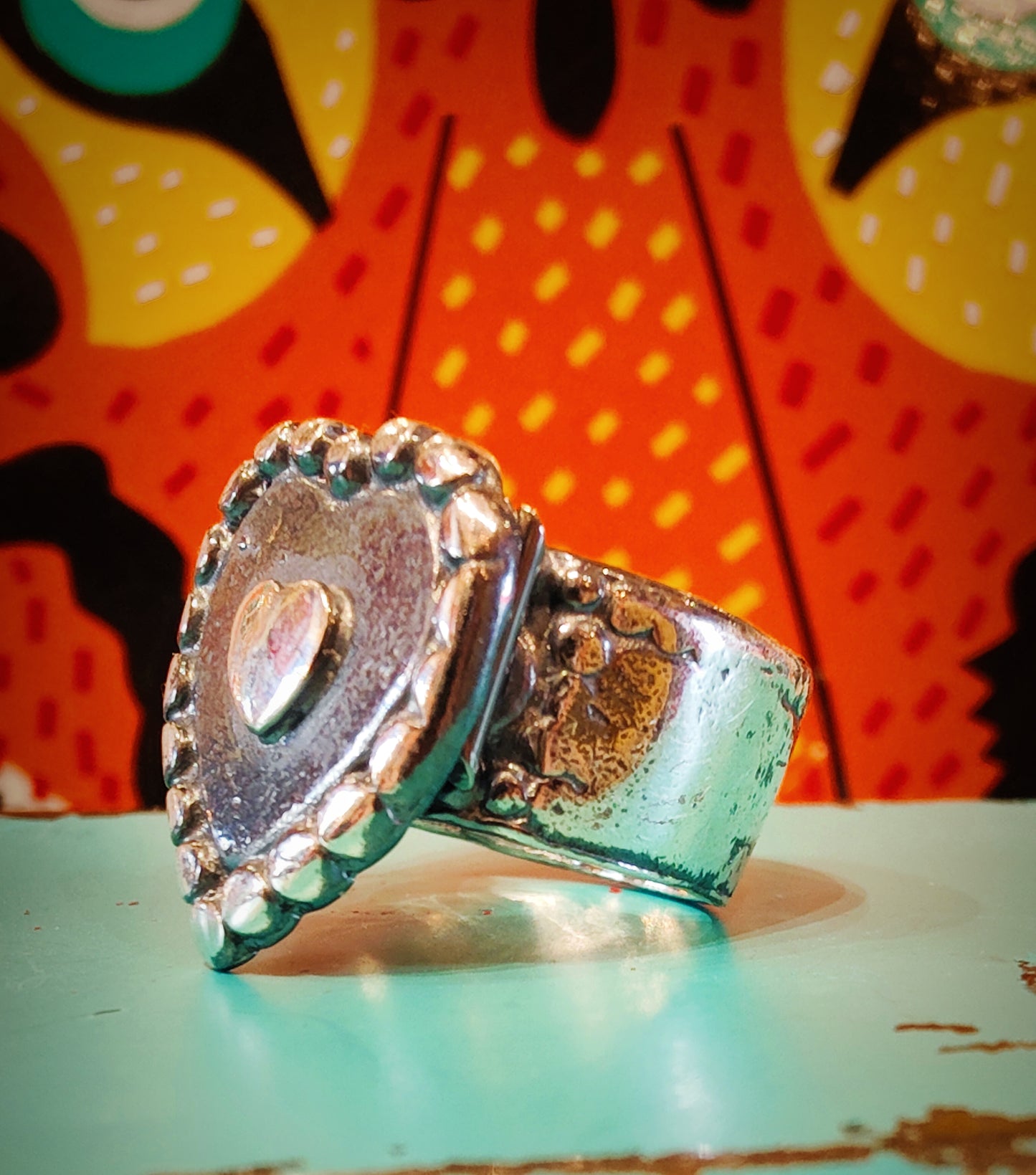 Rajasthani heart ring