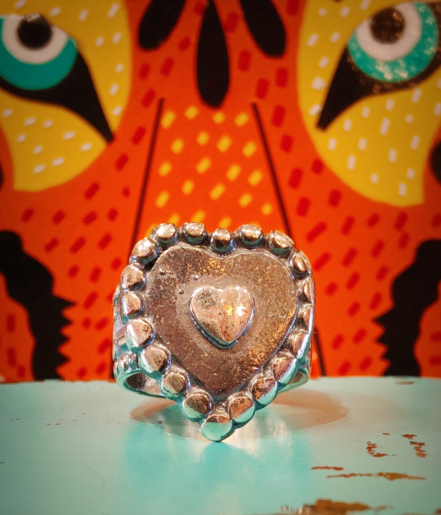 Rajasthani heart ring