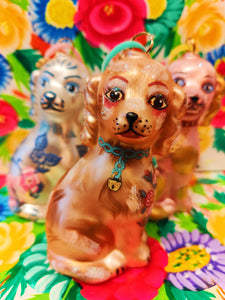Nathalie Lete Staffordshire dog ornaments