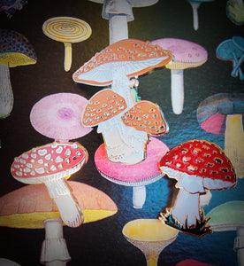 Fab fungi for all you mushroom lovers out there,a great postable gift too!!

Enamelled metals.

