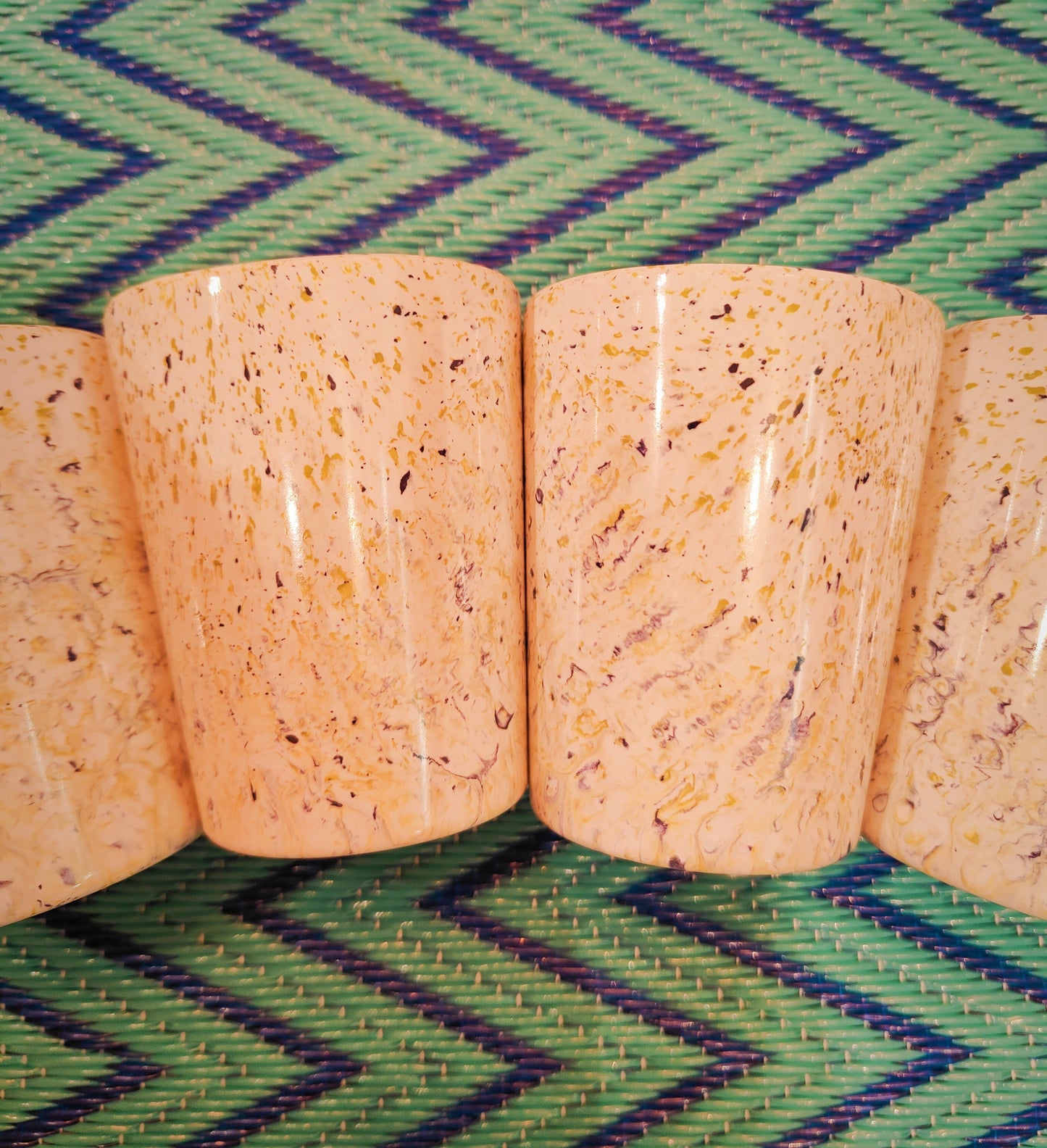 Speckled terrazzo melamine