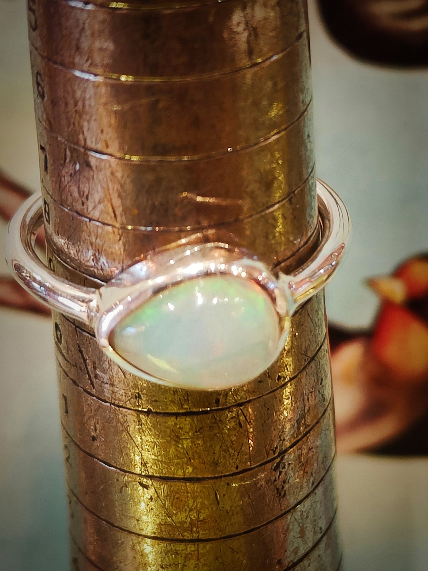 Opals in silver