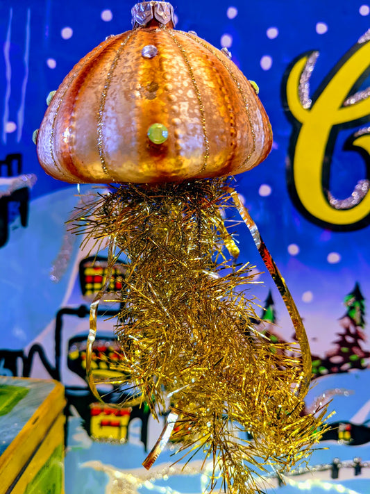 Gold jellyfish