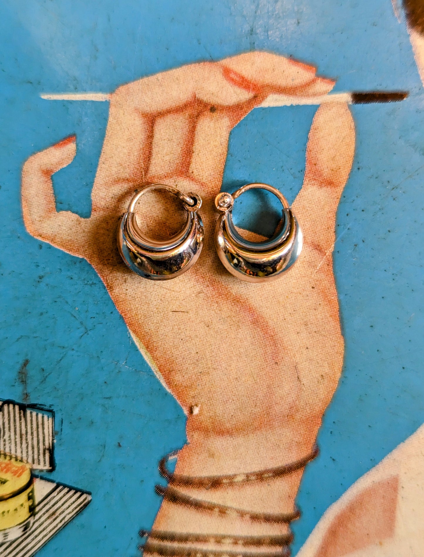 Handmade Rajasthani hoop earrings