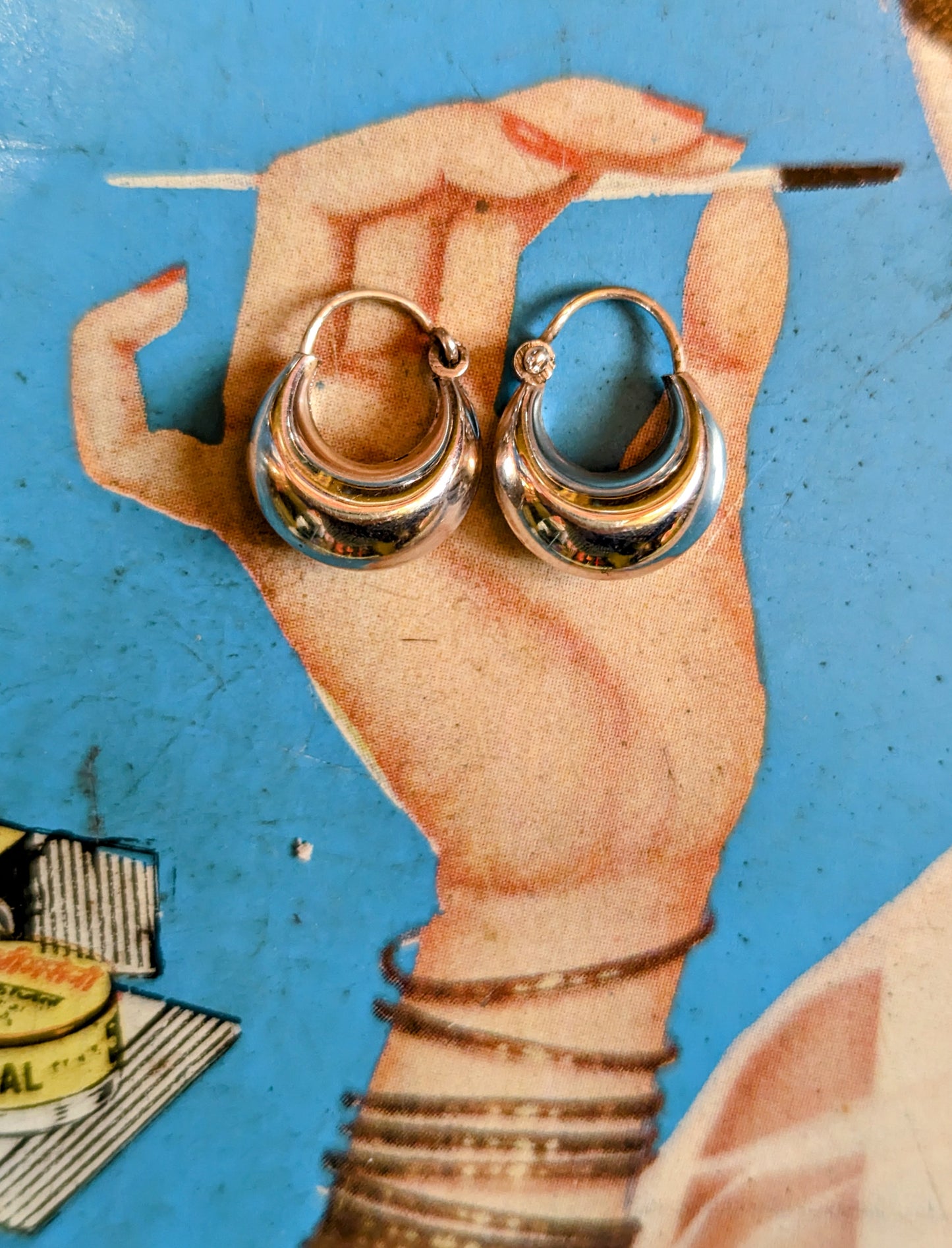 Handmade Rajasthani hoop earrings